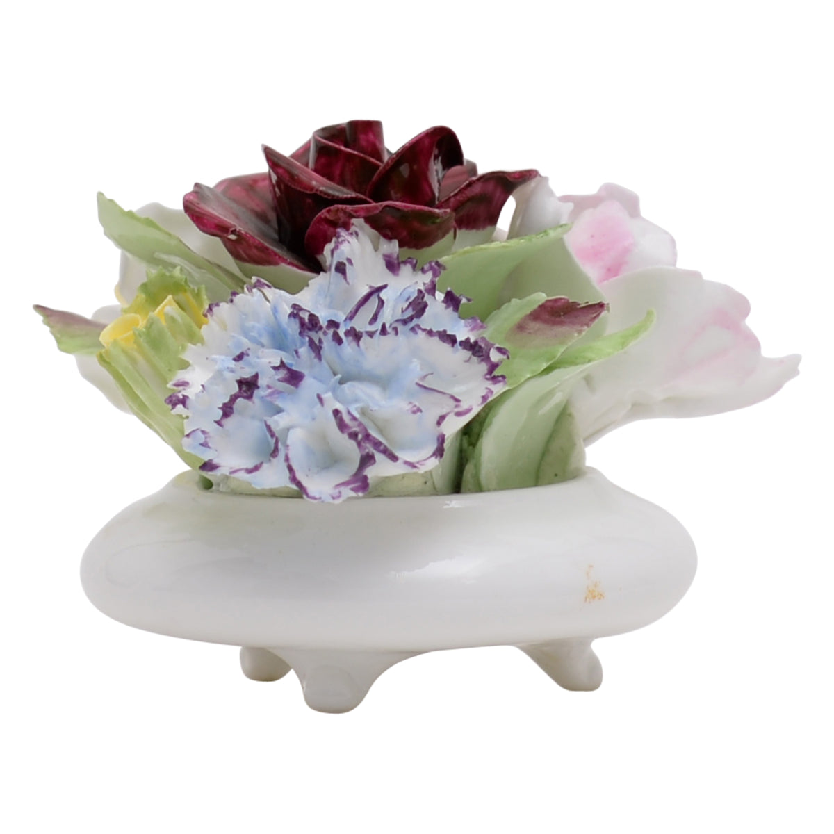 Bowl with flowers sculpture