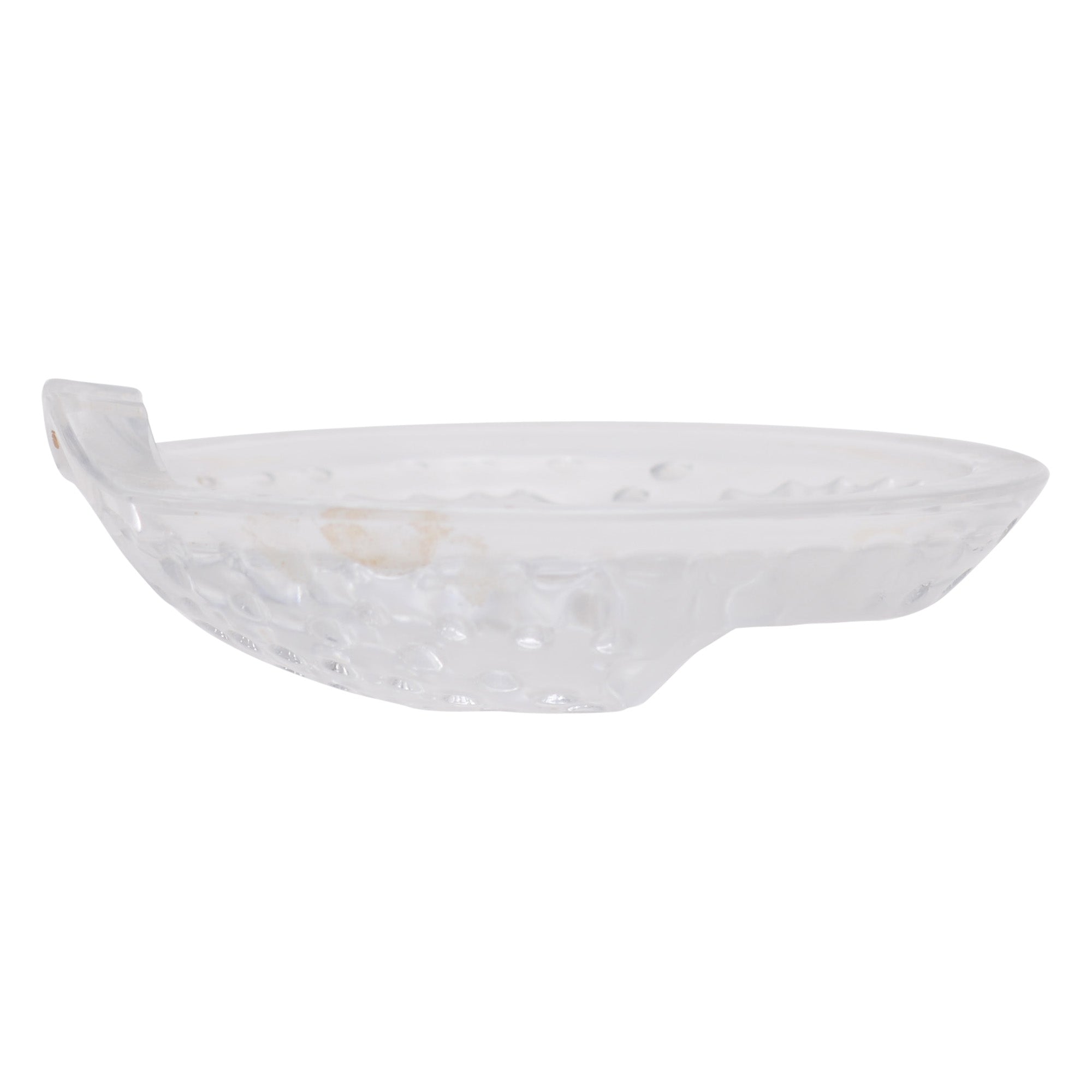 Frosted glass concareau koi fish bowl