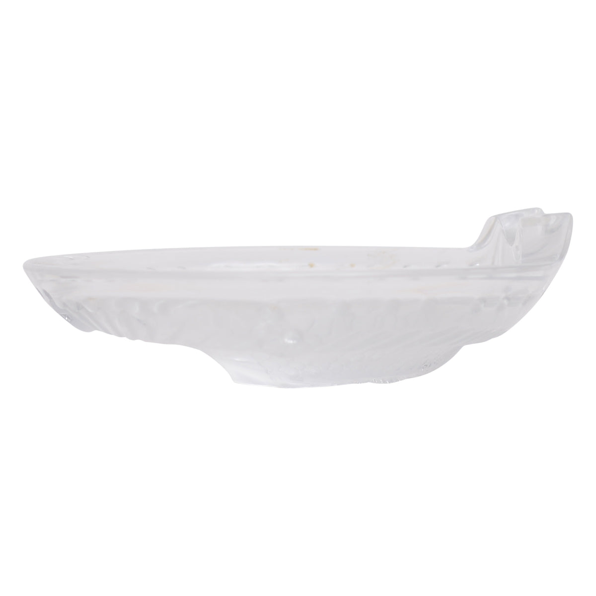 Frosted glass concareau koi fish bowl