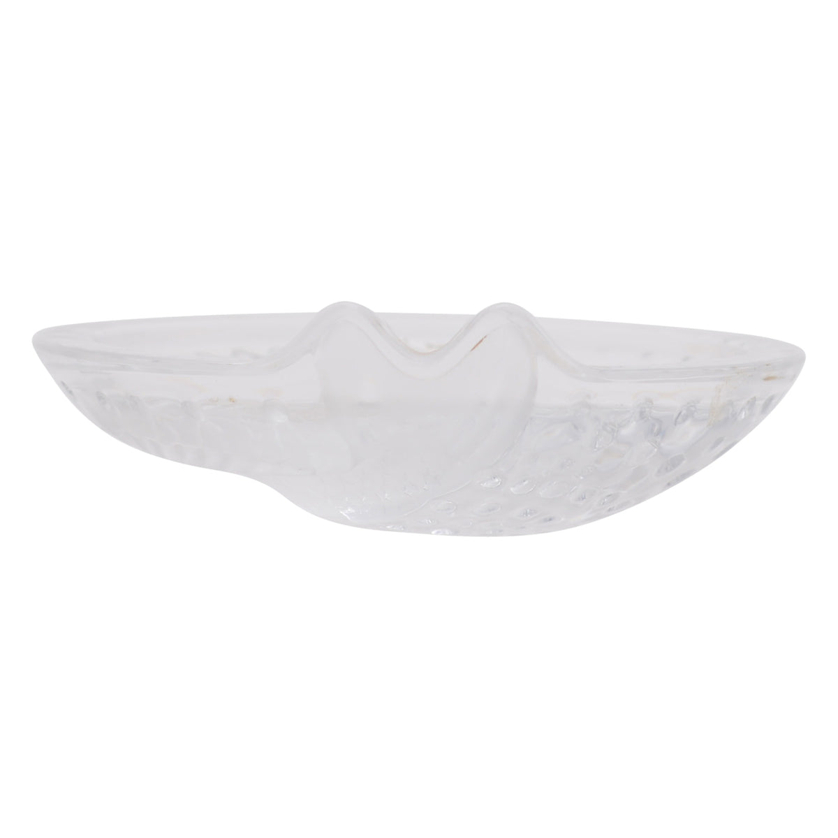 Frosted glass concareau koi fish bowl