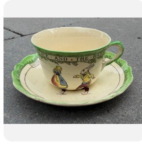 Alice in Wonderland Cup and Saucer
