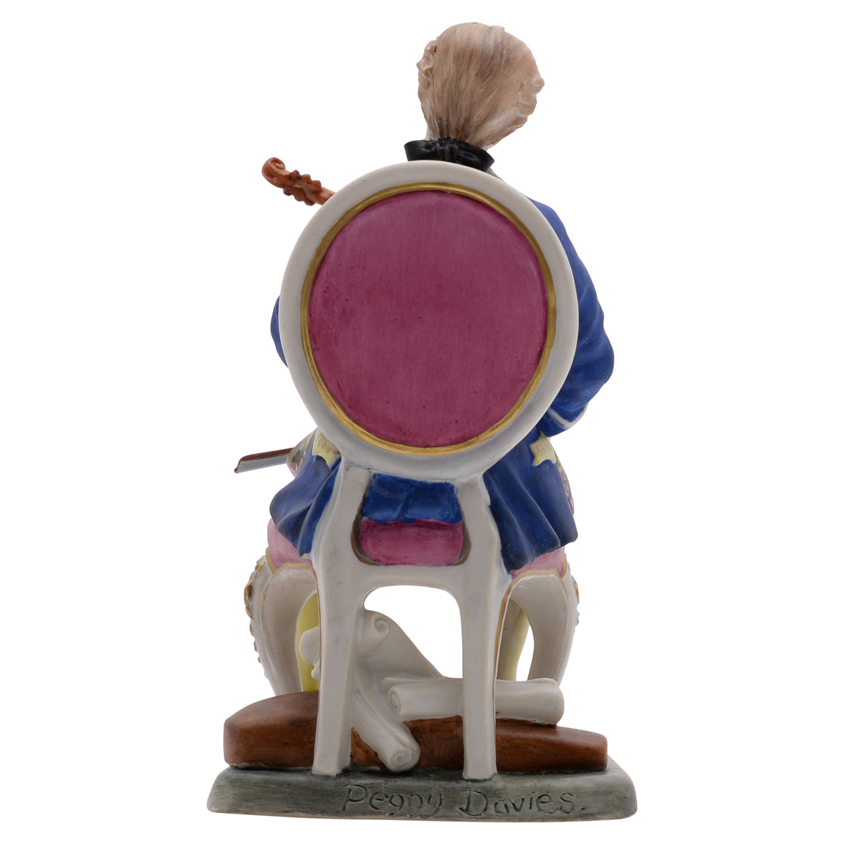 Parian Violinist Figure