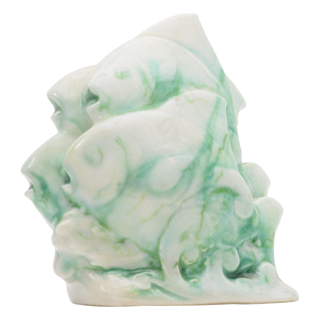 Shoal of fish jade sculpture