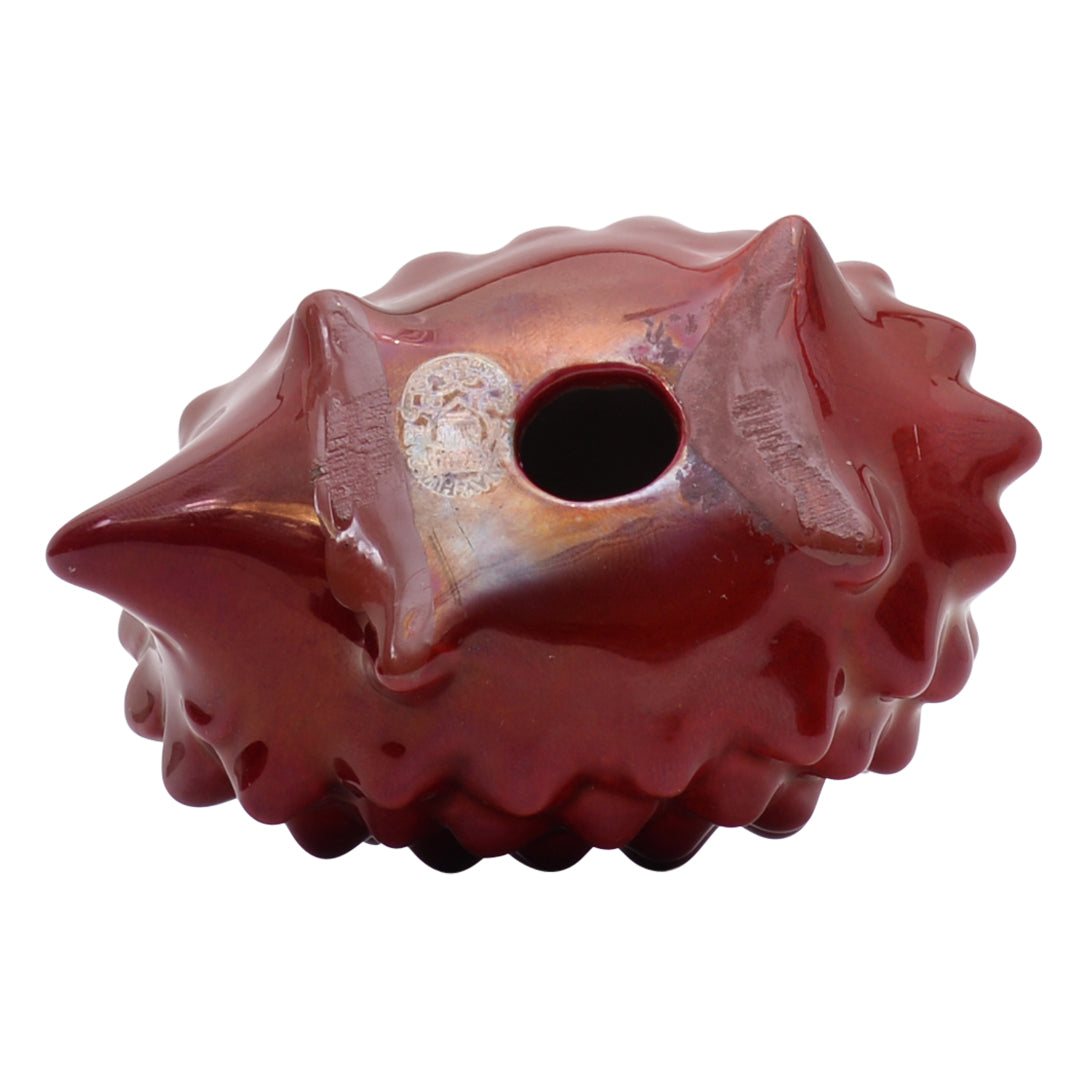 Porcpine flambe sculpture