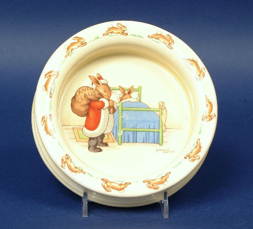 Santa Claus bunnykin bowl