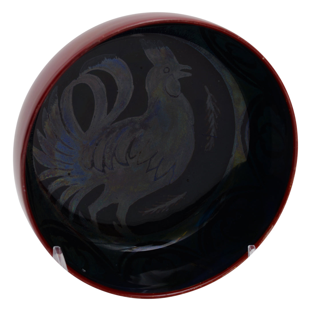 Rooster bowl flambe