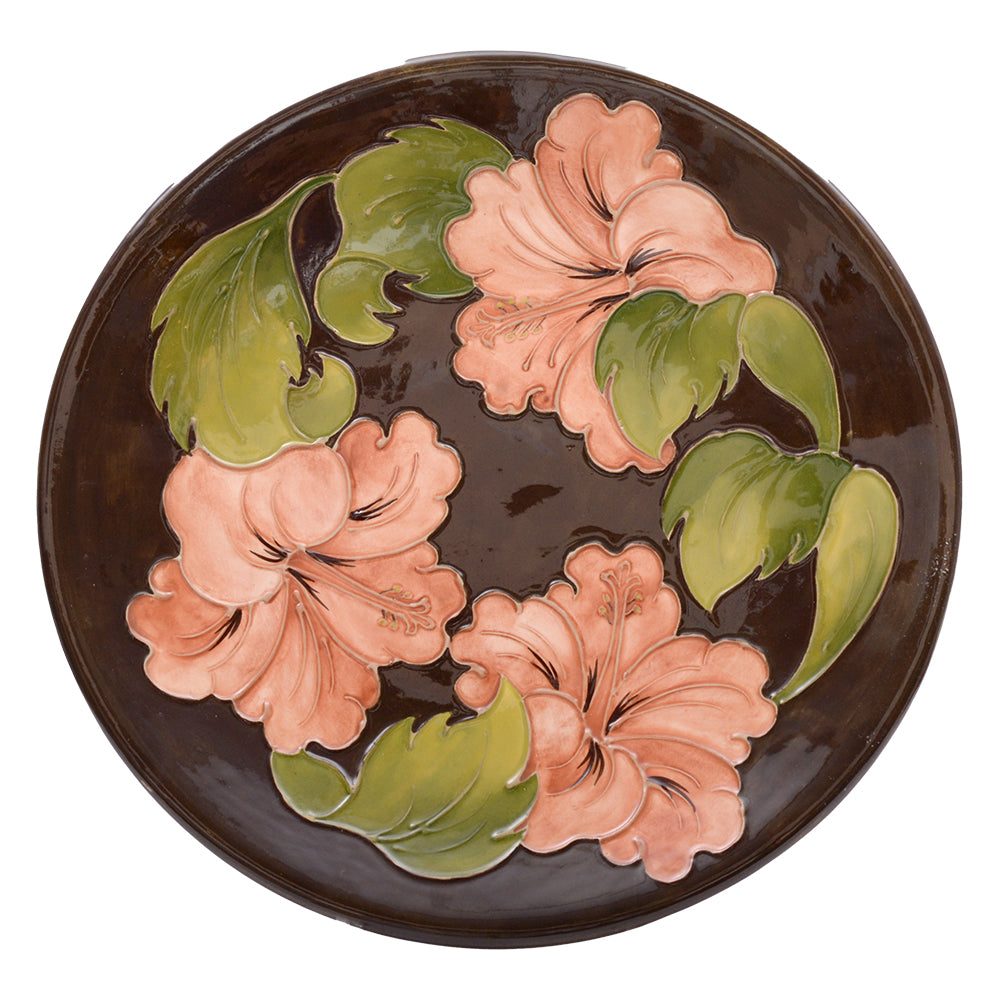 Hibiscus scene plate
