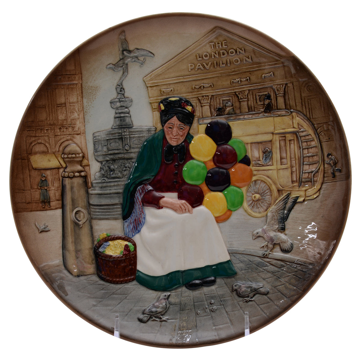 Old Balloon Seller Plate