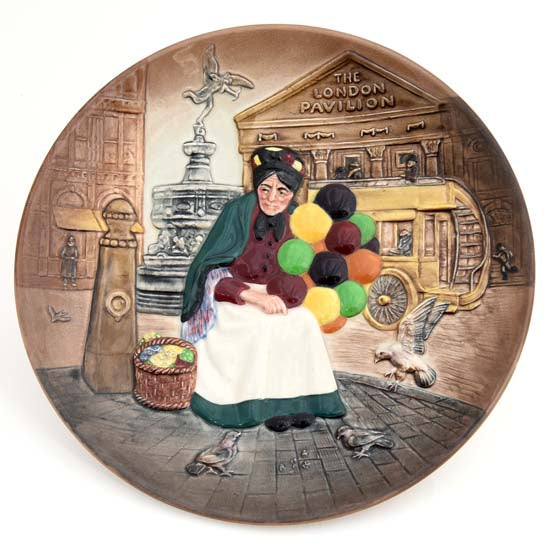 Old Balloon Seller Plate