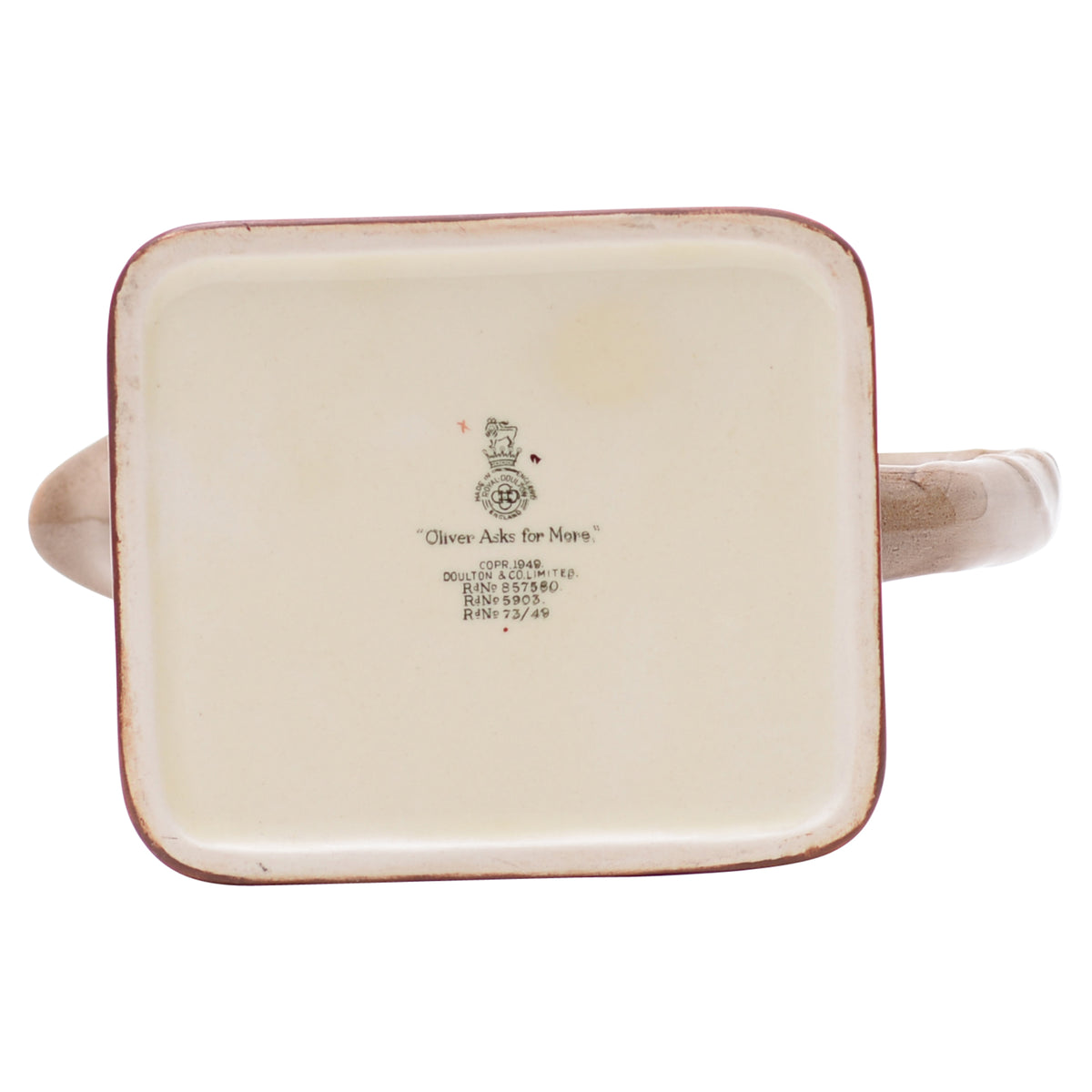 Oliver Twist Jug in.Asking for More in.