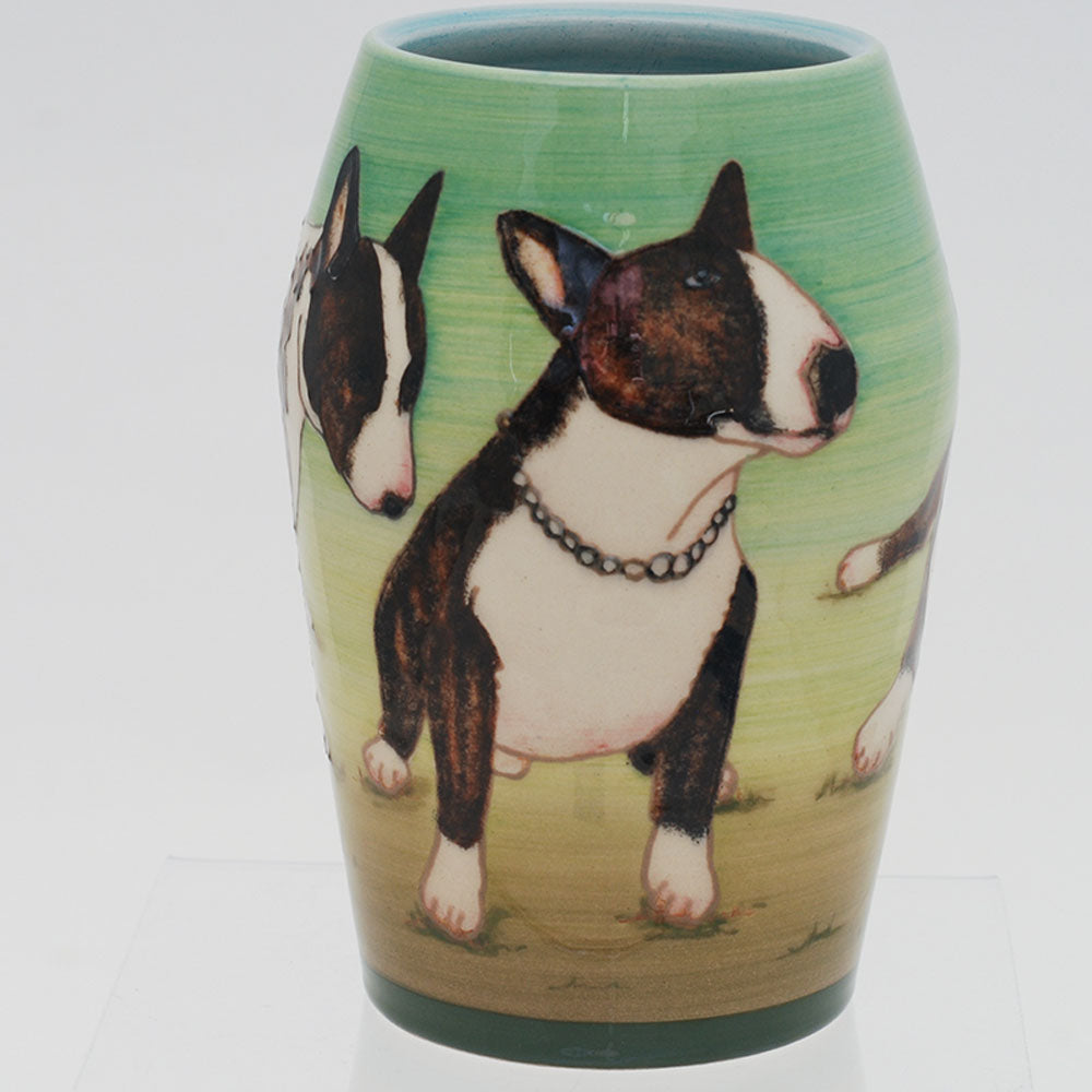Oscar at Palm beach Trial Vase - Bull Terrier