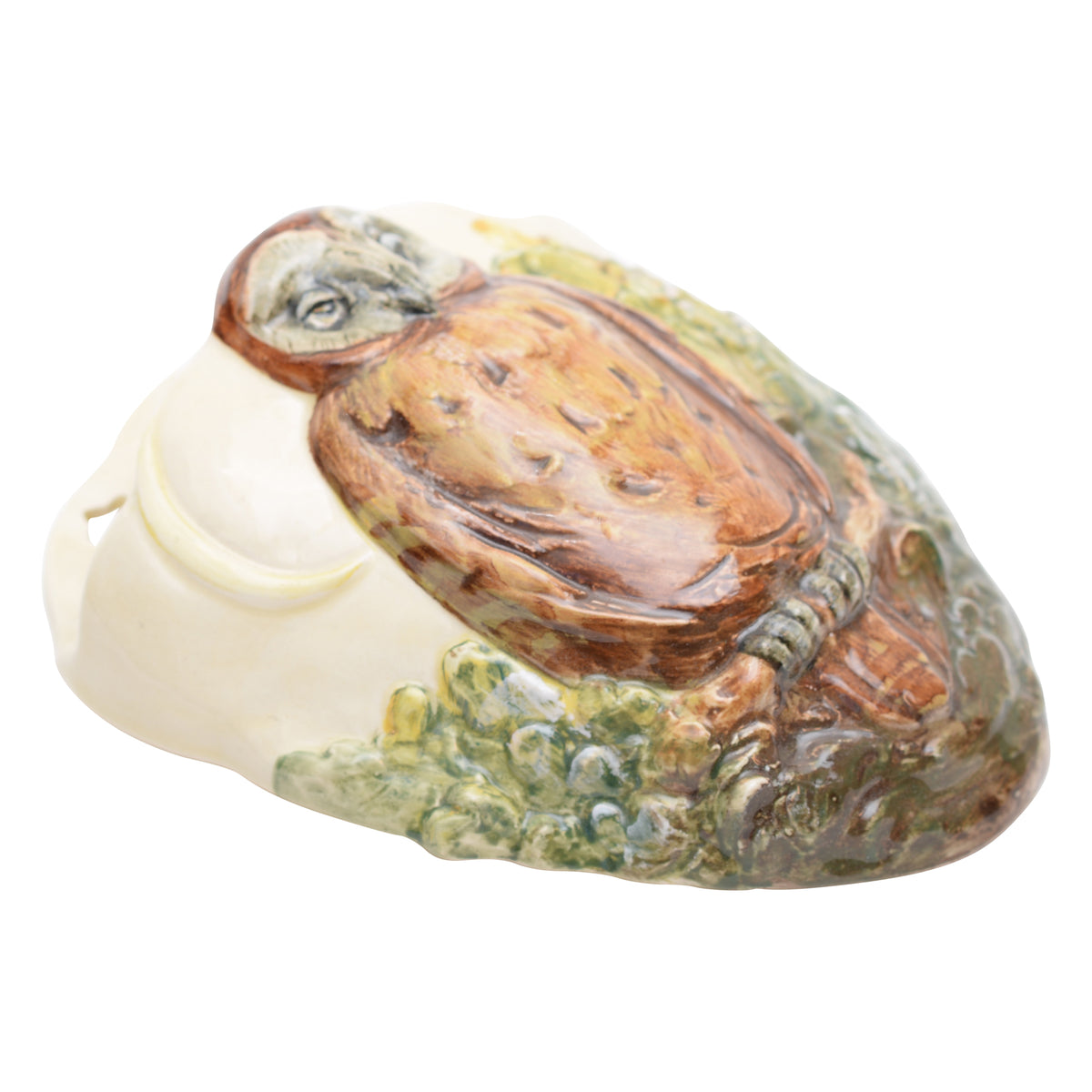 Owl wall pocket animal figurine