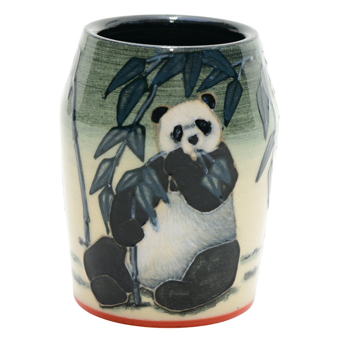 Panda barrel vase