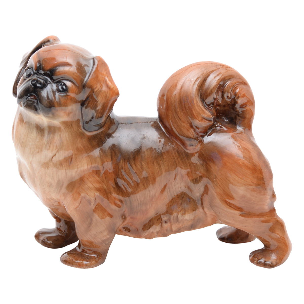 Pekinese Standing dog sculpture