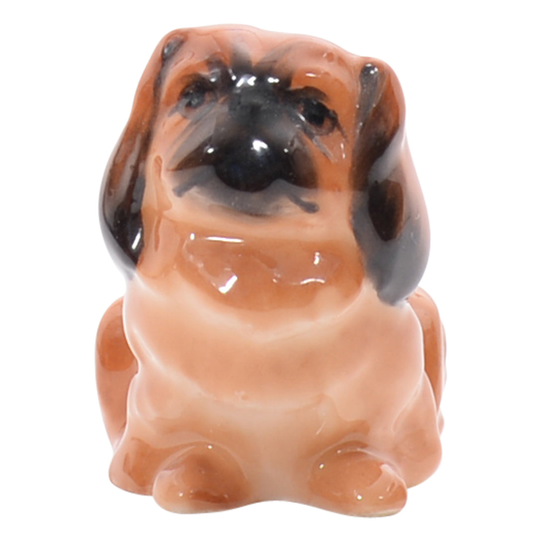 Pekinese Seated Miniature dog sculpture K6