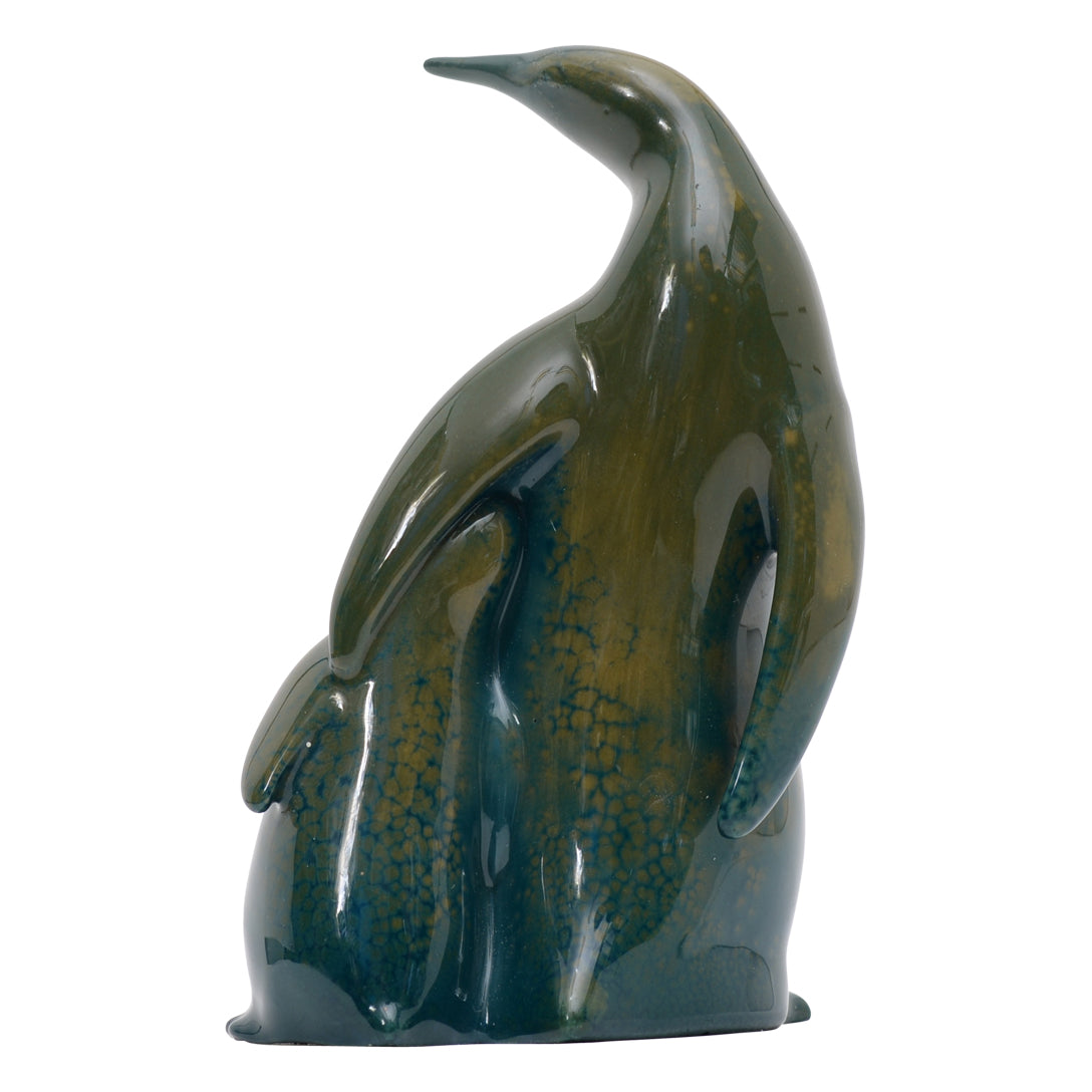 Penguin bird sculpture