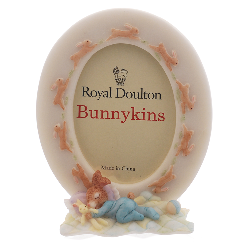 Boy Baby Bunnykin Picture Frame