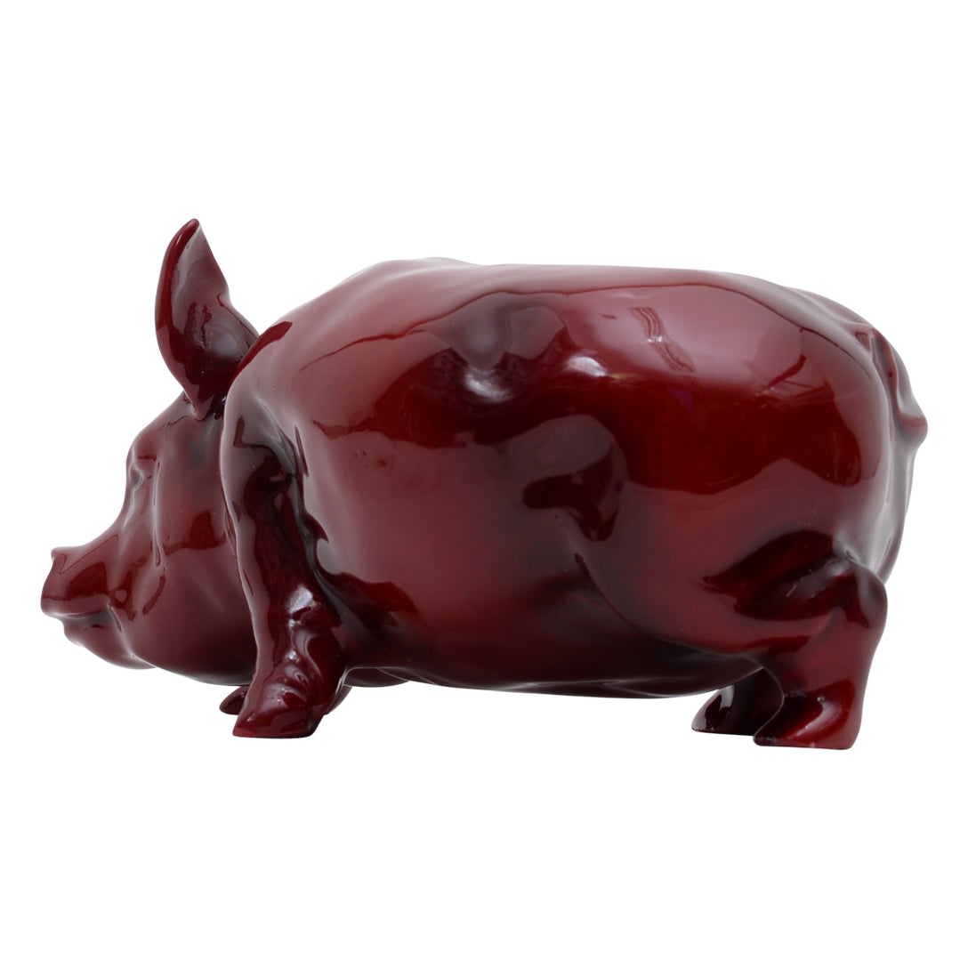 Pig flambe sculpture