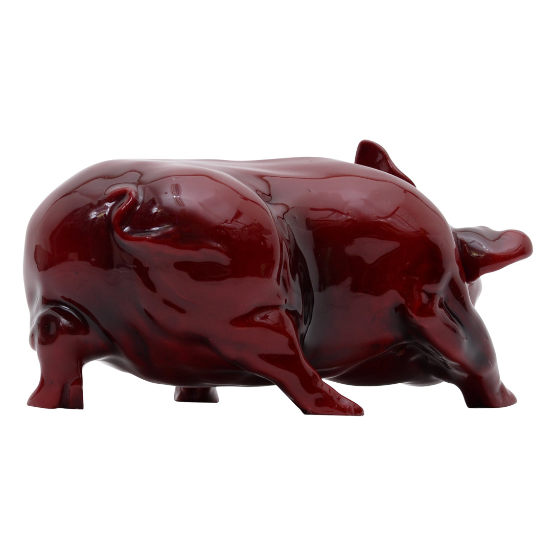 Pig flambe sculpture