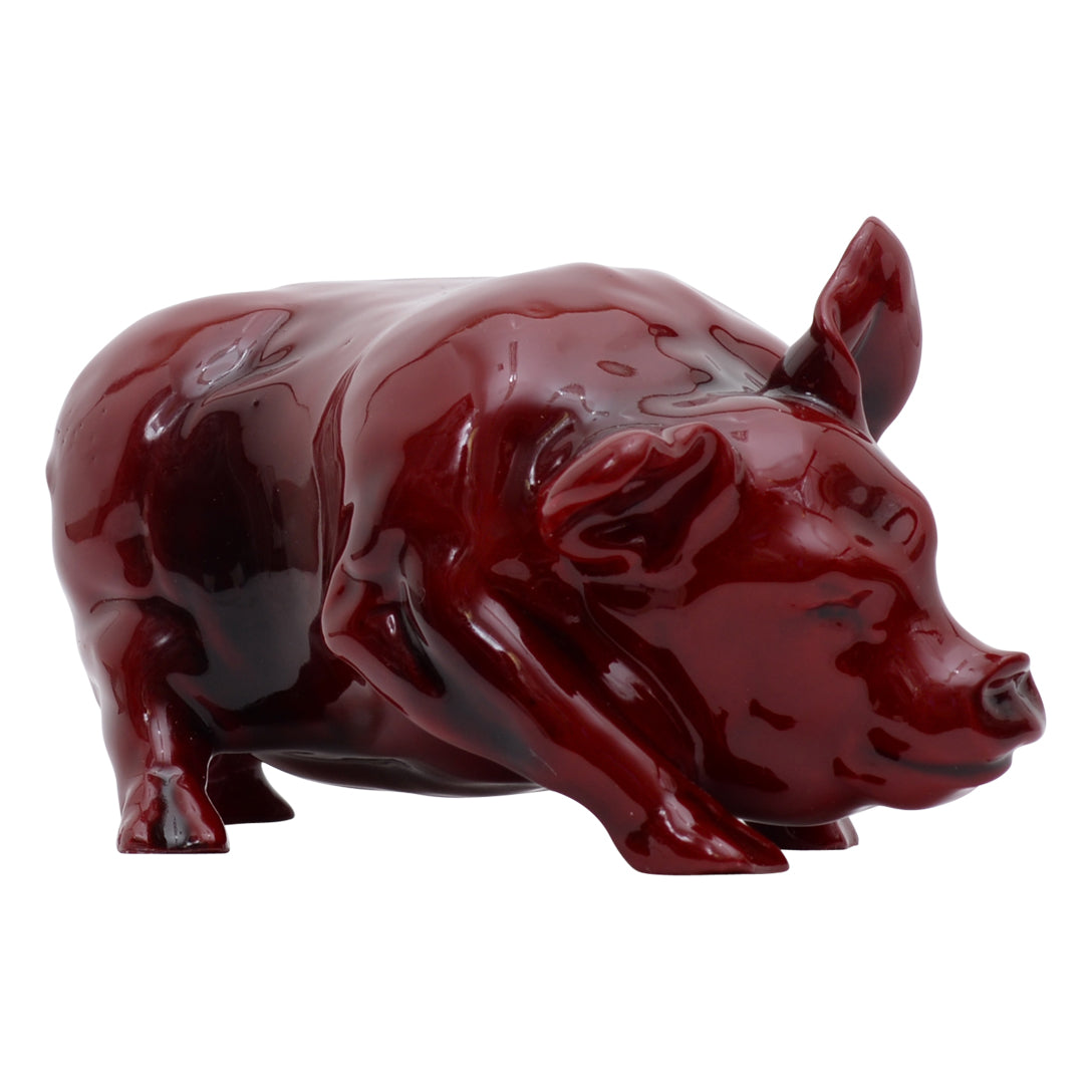 Pig flambe sculpture