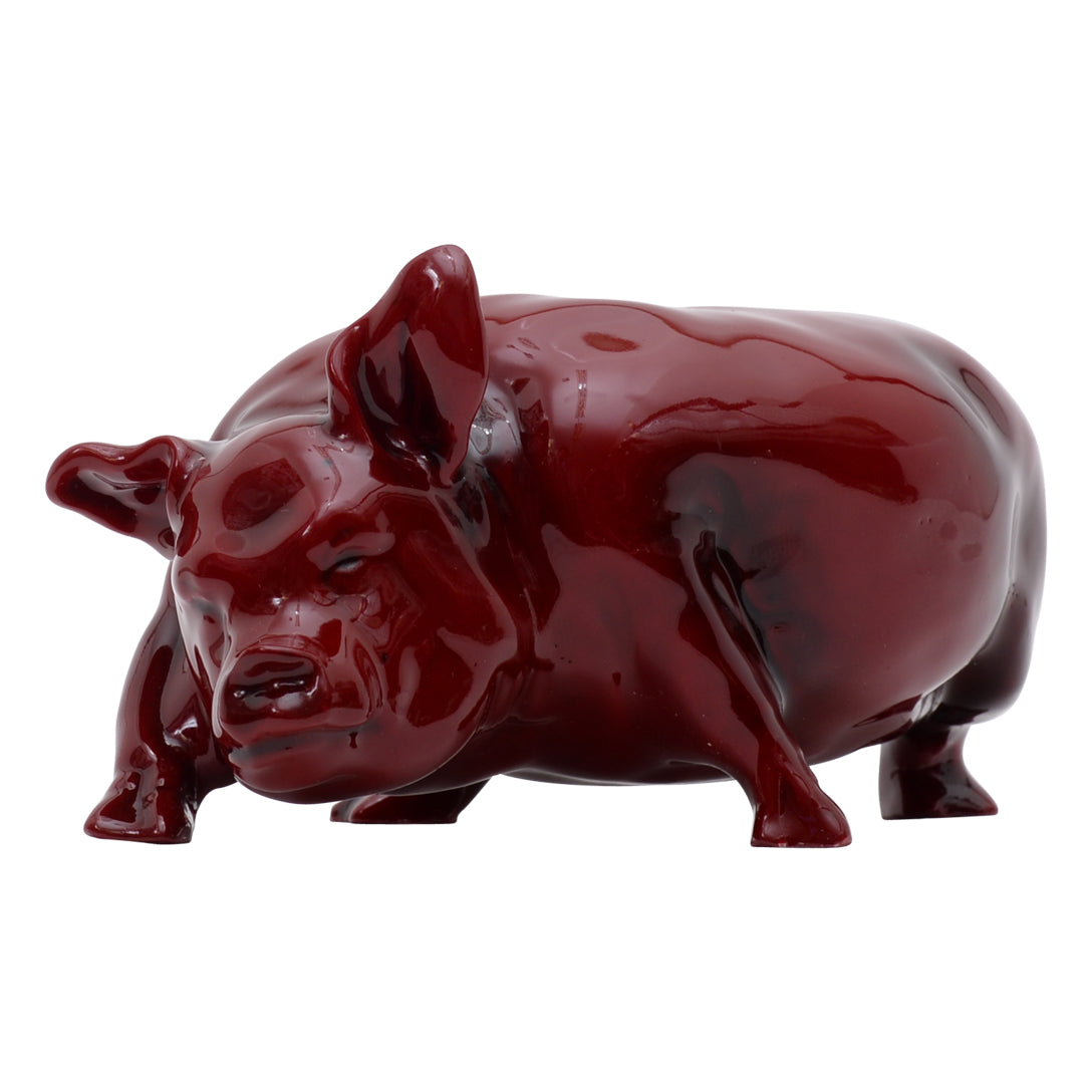 Pig flambe sculpture