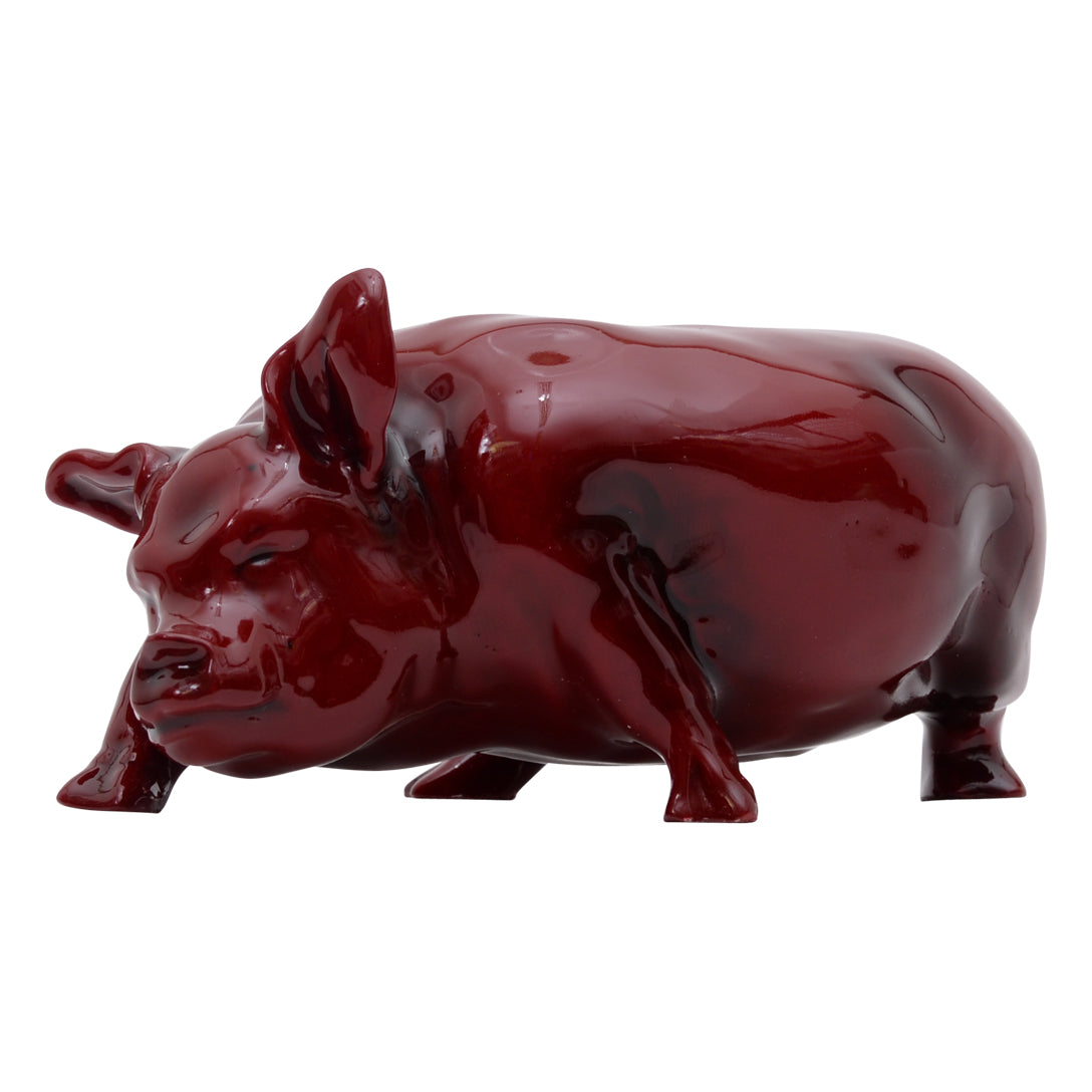 Pig flambe sculpture