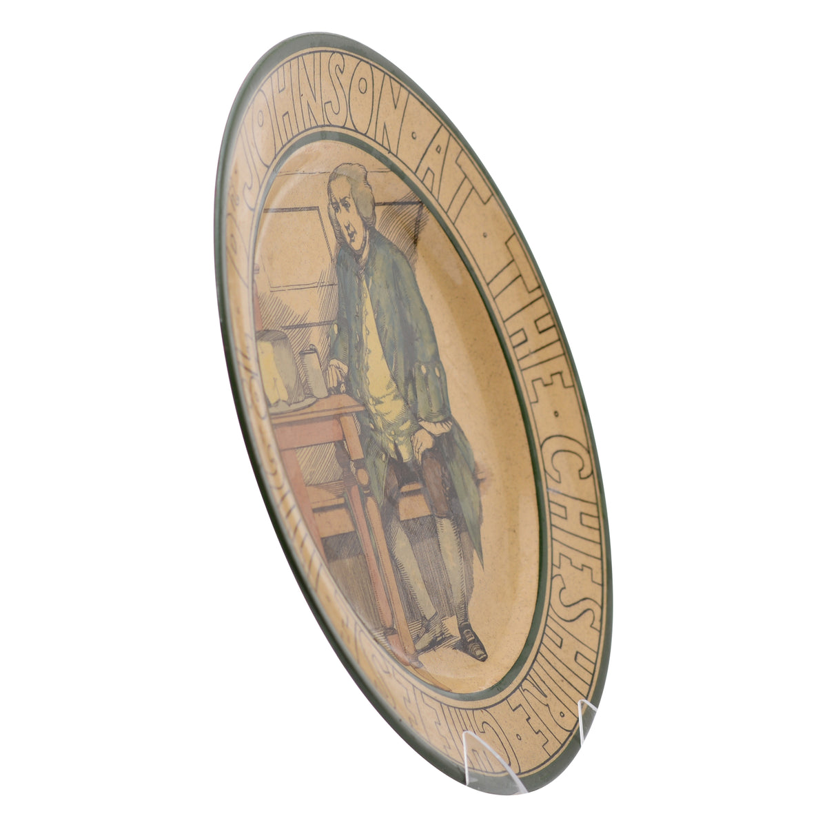 Dr. Johnson at the Cheshire Cheese plate