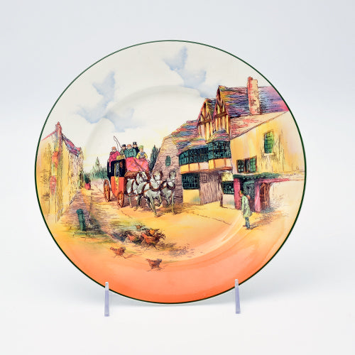 Old English Coaching Plate