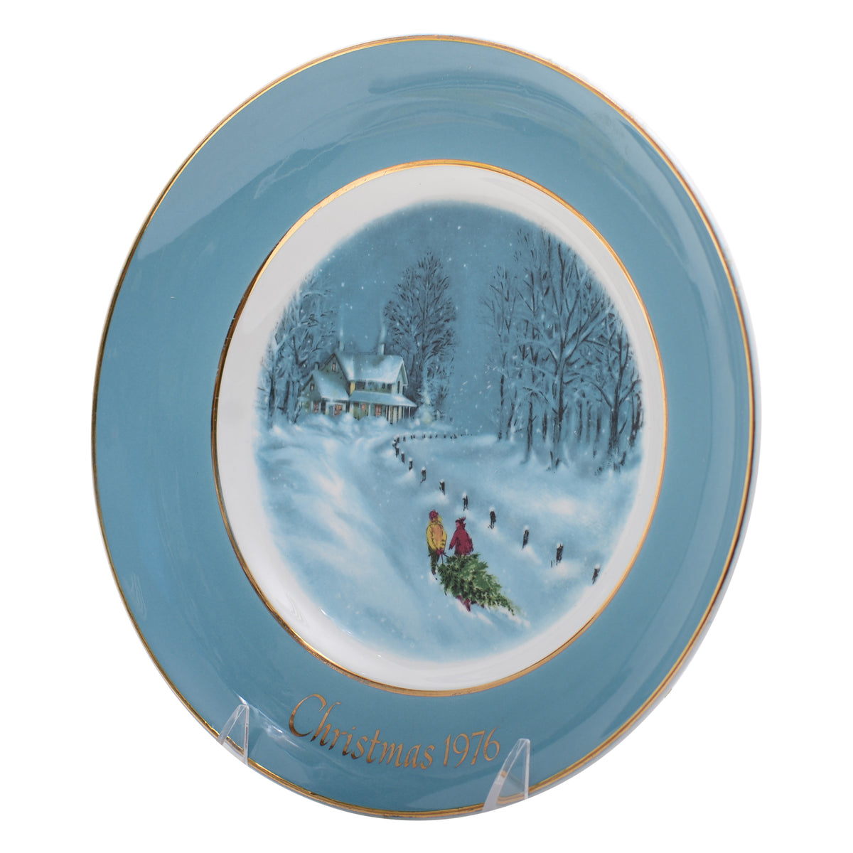 Christmas 1976  Plate