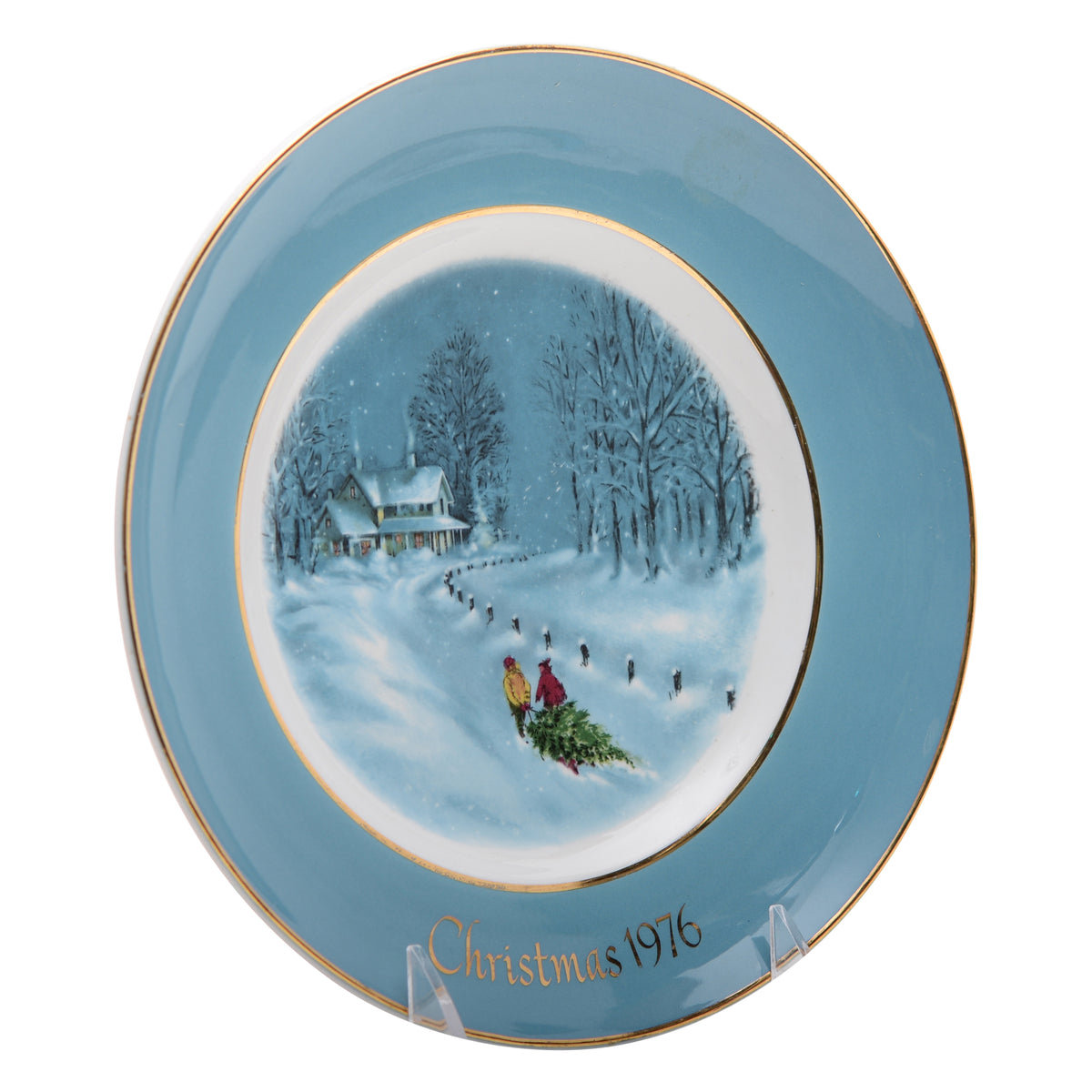 Christmas 1976  Plate