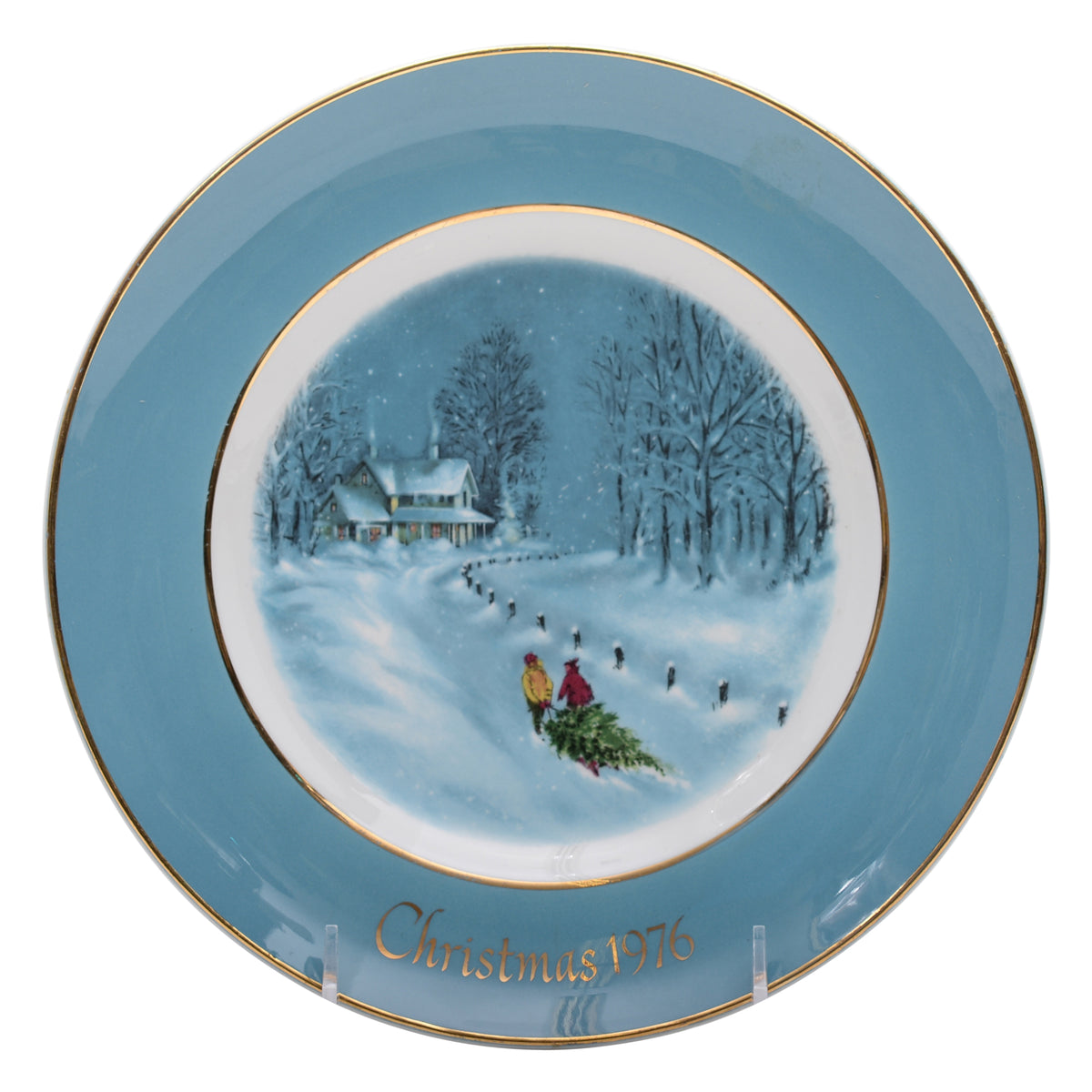 Christmas 1976  Plate