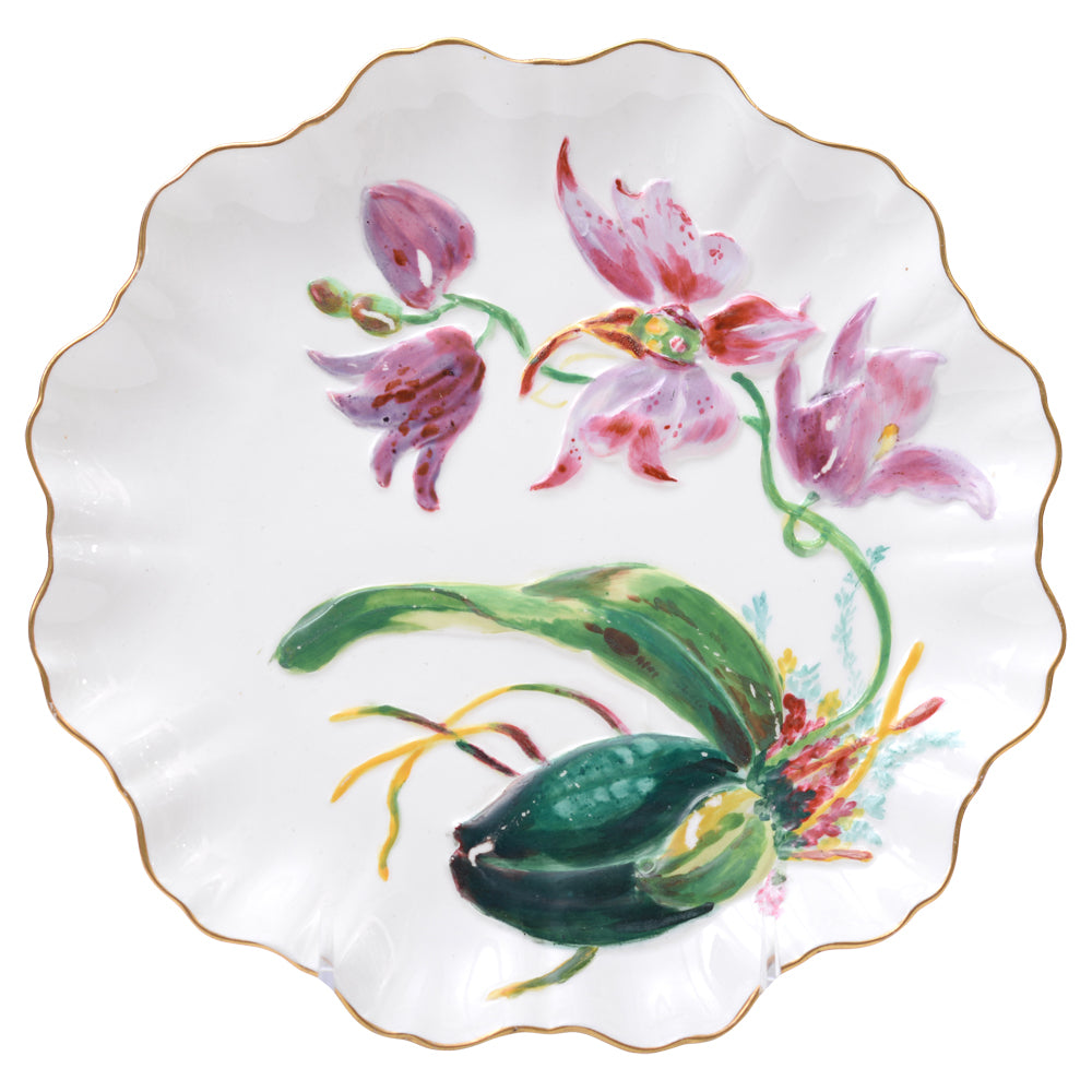 Plate plate gold trim
