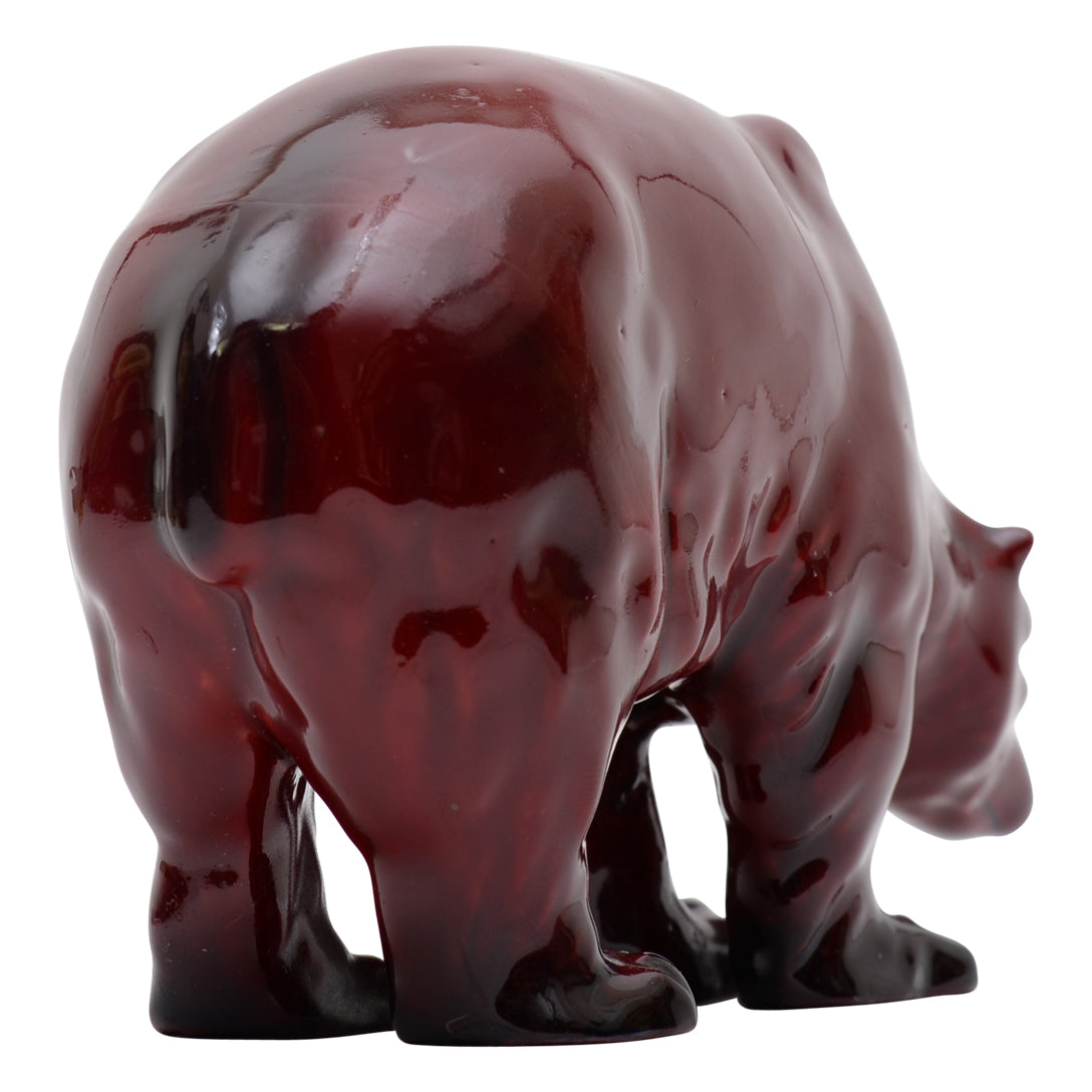 Polar bear flambe sculpture HN861 (restored)