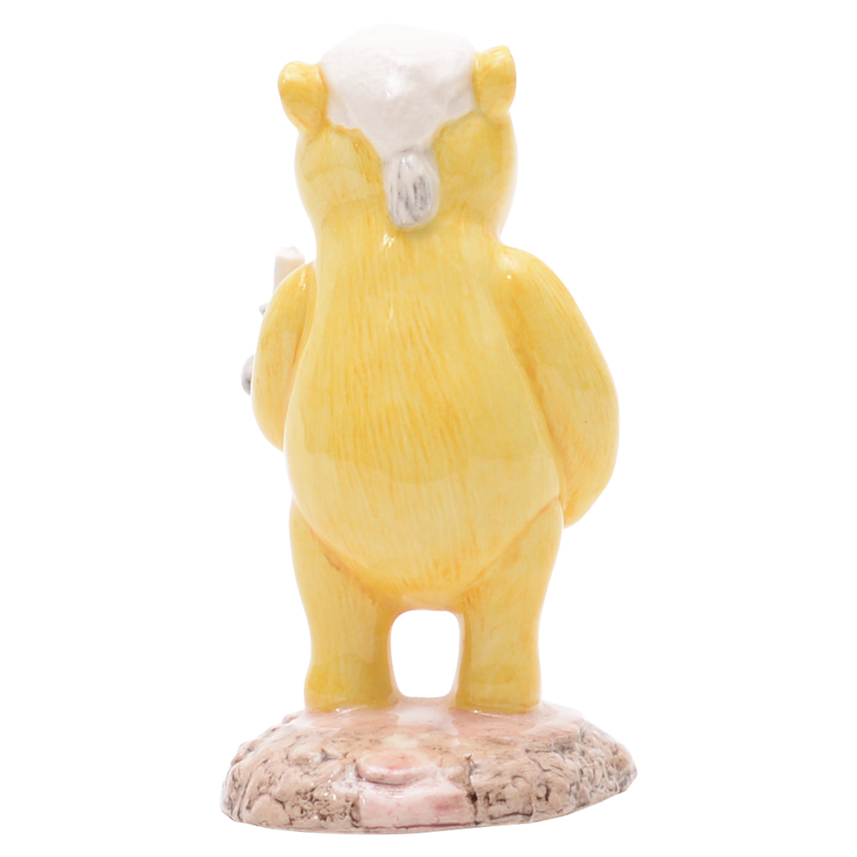 Pooh Lights the Candle bear sculpture