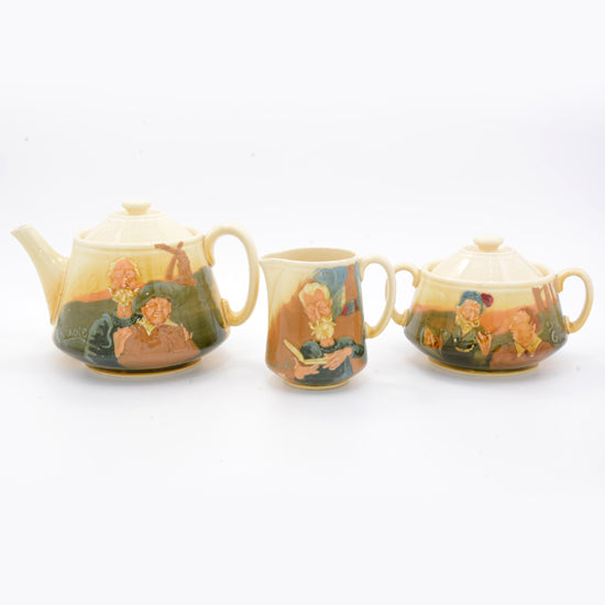 Don Quixote Thee Piece Tea Set