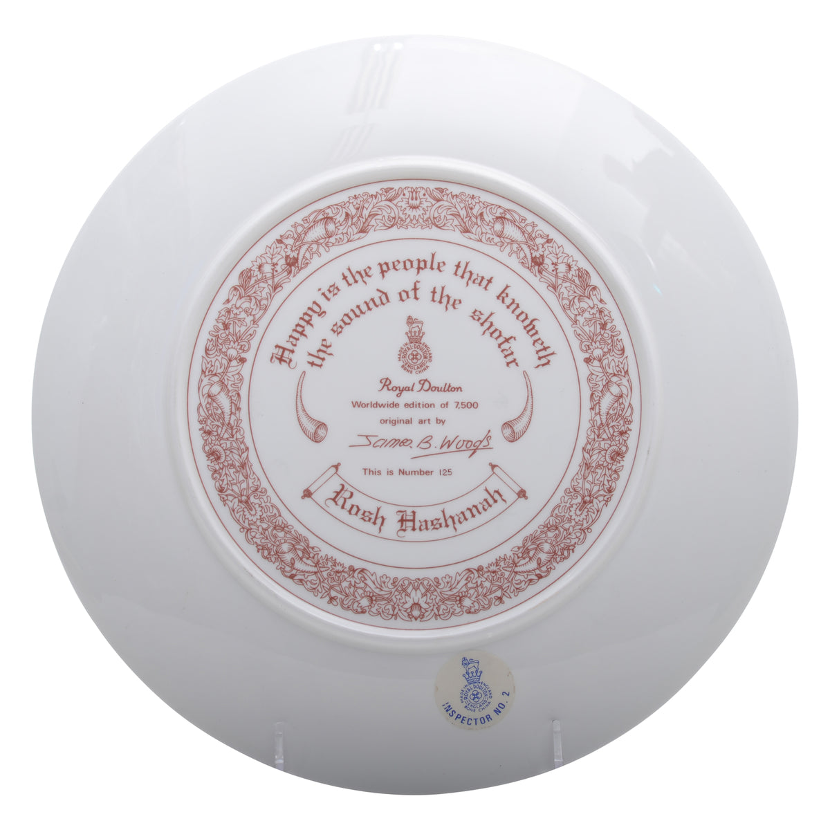 Rosh Hashanah Plate