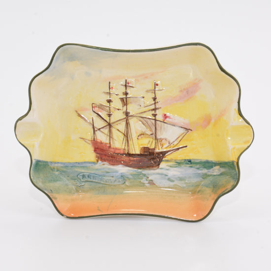 Famous Sailing Ships Scalloped  tray