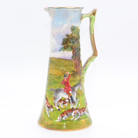 Tall Pitcher - Hunting Scene