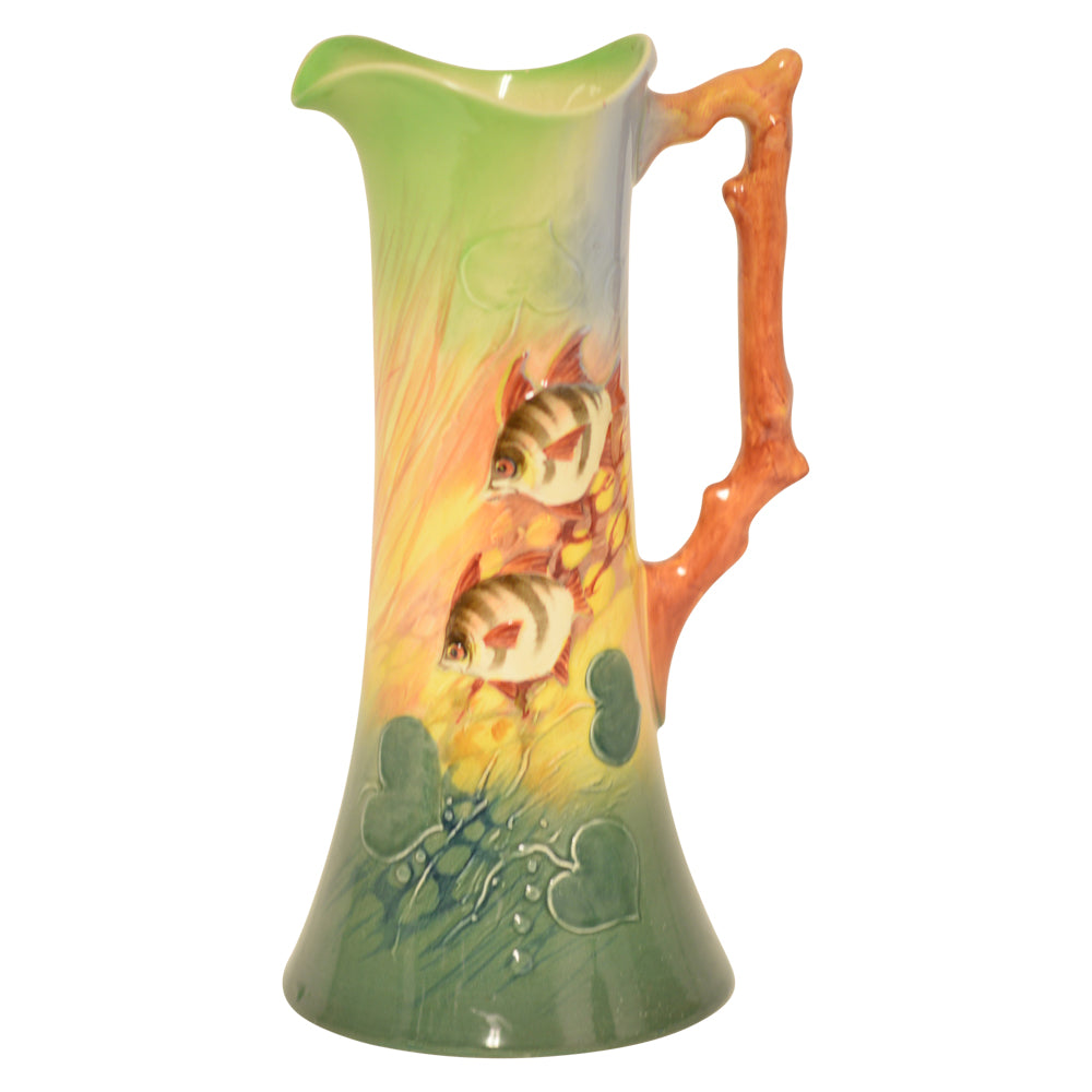 Pitcher, Fish with Coral,