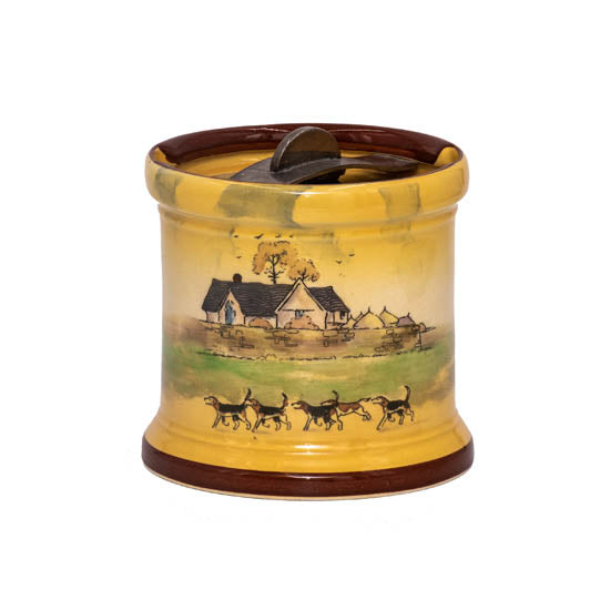 Hunting Tobacco Jar
