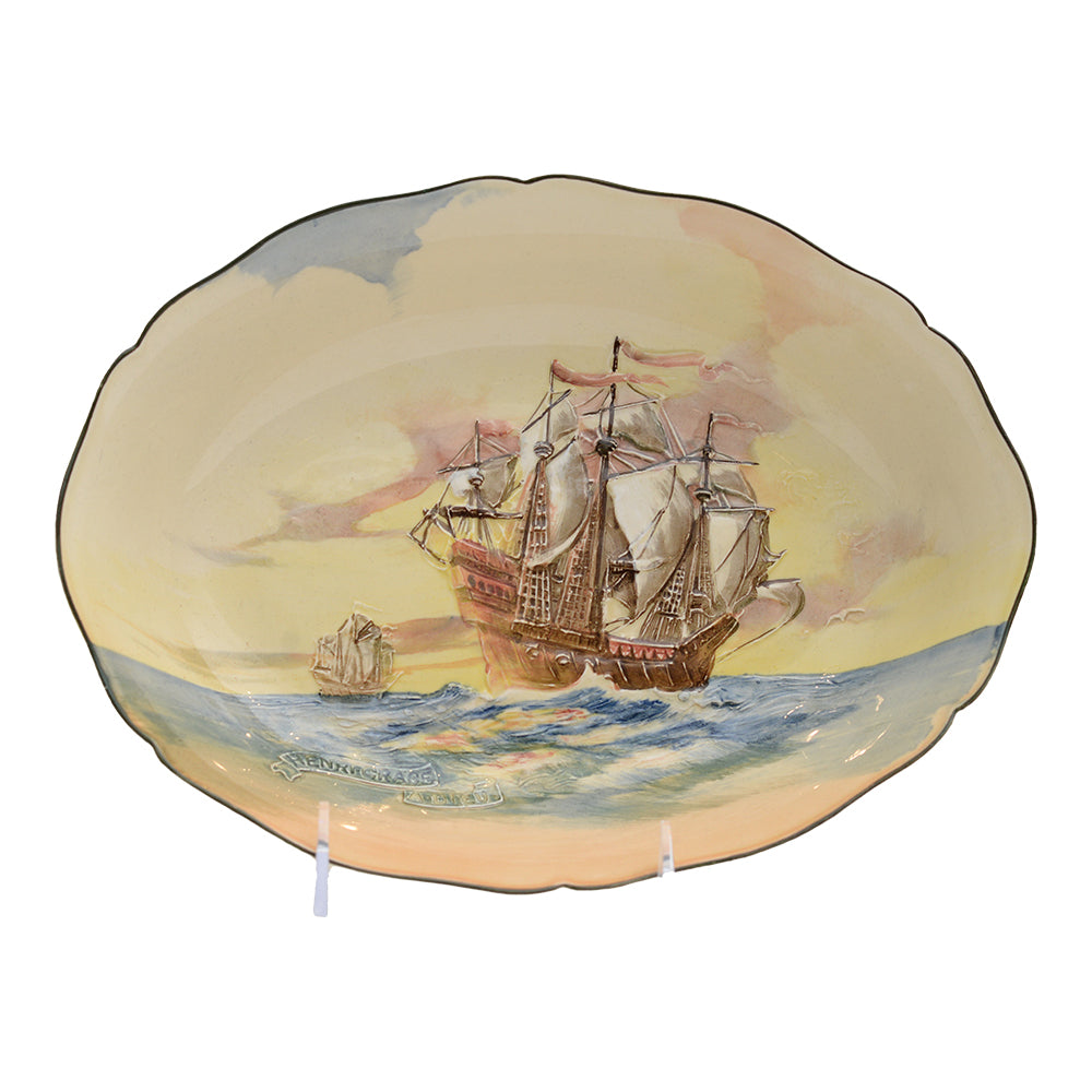Bowl Famous Ships The Henri Grace A Dieu