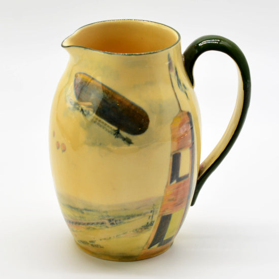 Aeronautical Scene Large Pitcher