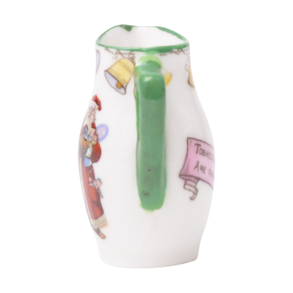 Pitcher,mini size  santa with sleigh