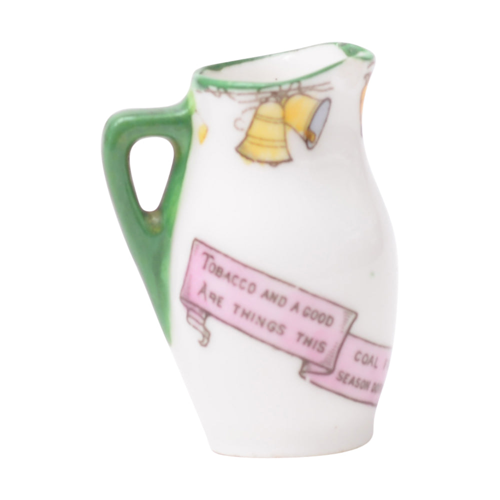 Pitcher,mini size  santa with sleigh