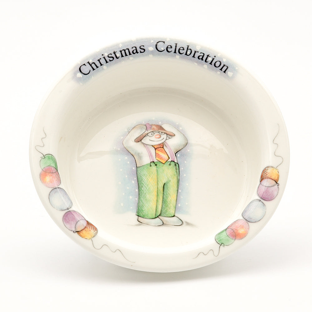 Bowl snowman, bowl christmas celebration