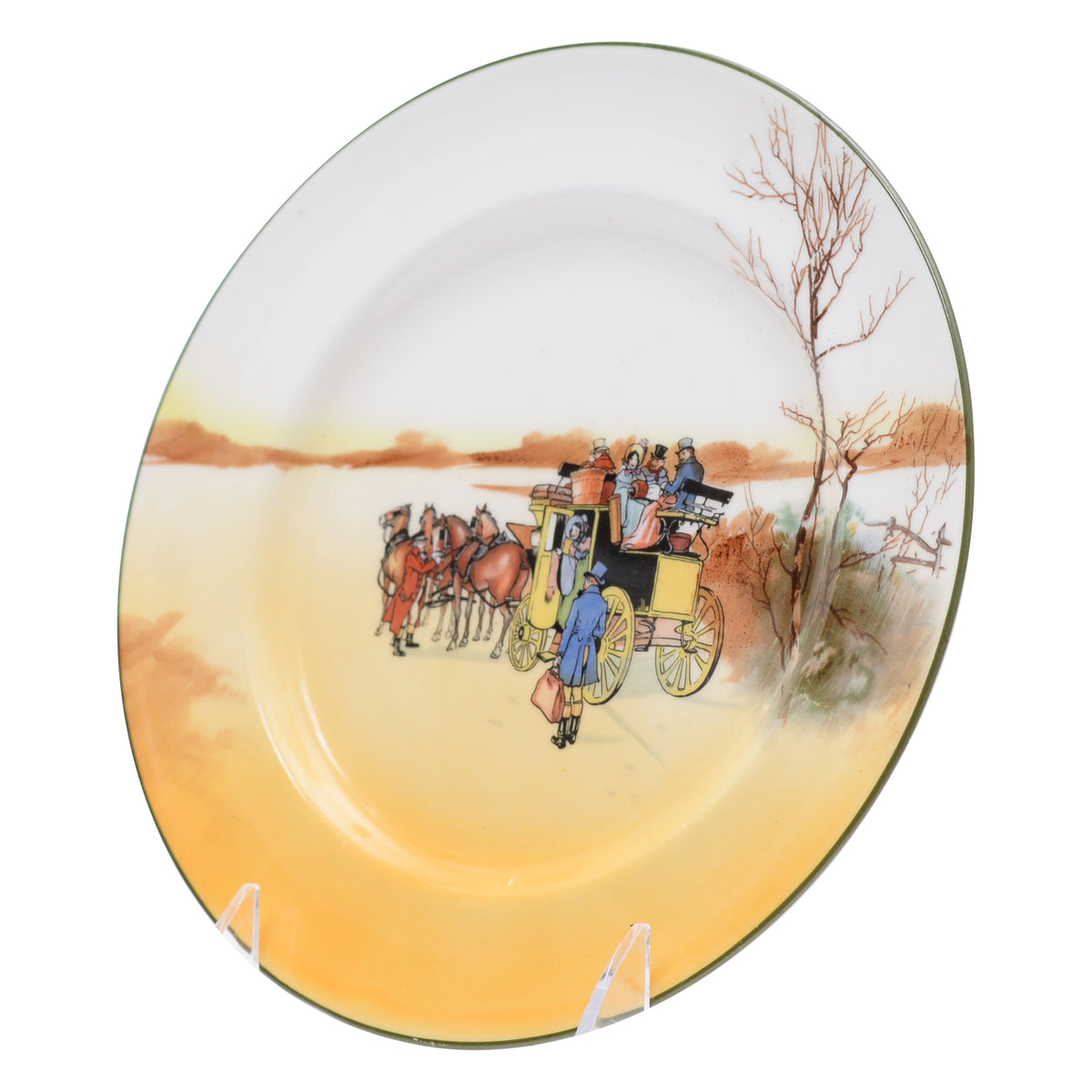 Coaching Scene Plate 8 in.