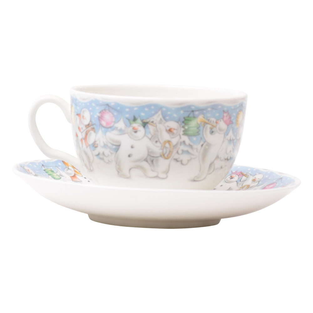 Cup Saucer  Royal Doulton Snowman