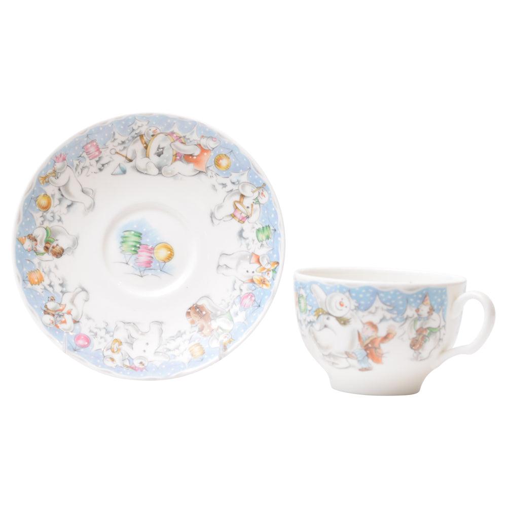 Cup Saucer  Royal Doulton Snowman