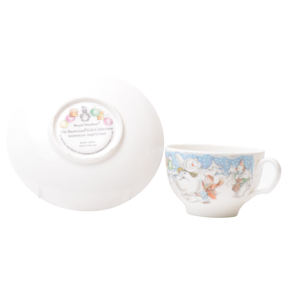 Cup Saucer  Royal Doulton Snowman