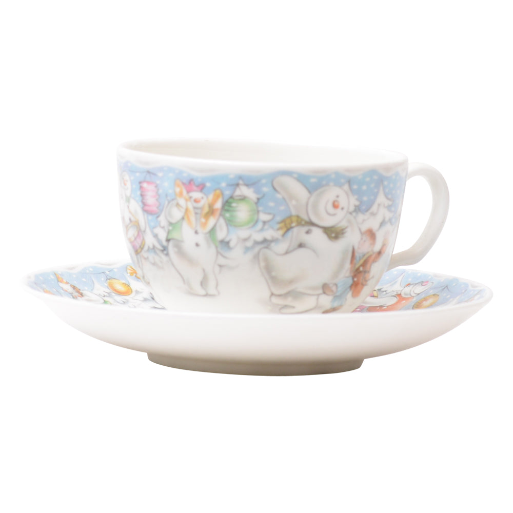 Cup Saucer  Royal Doulton Snowman